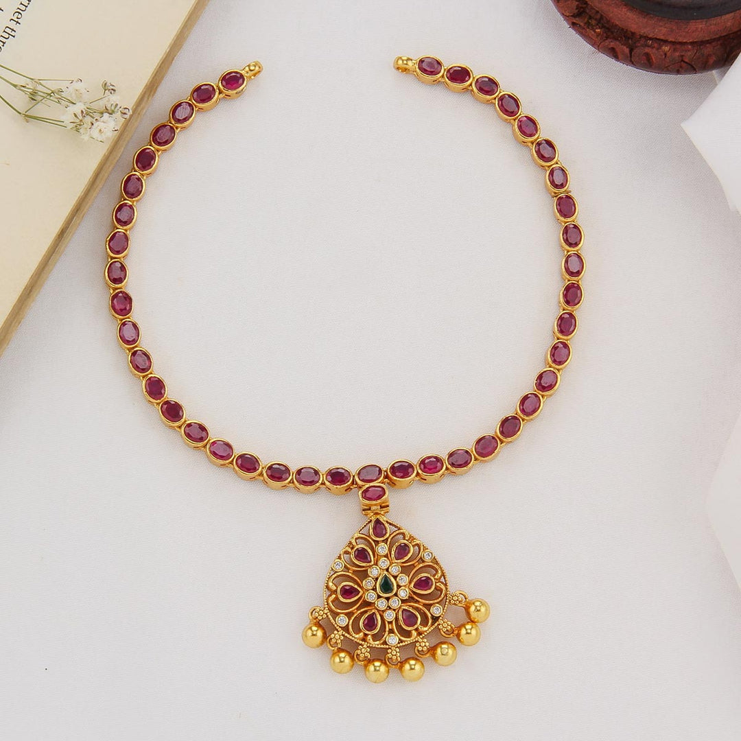 Fariha Reversible Short Necklace
