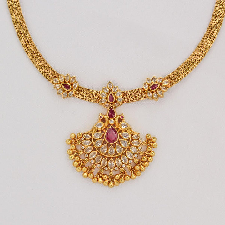 Yadavi Stone Short Necklace