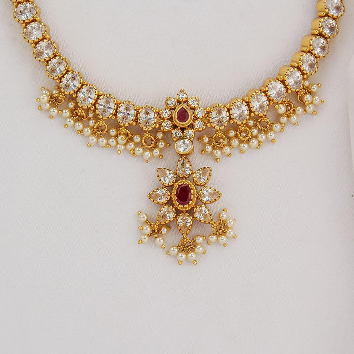 Elegance Attigai Reversible Short Necklace