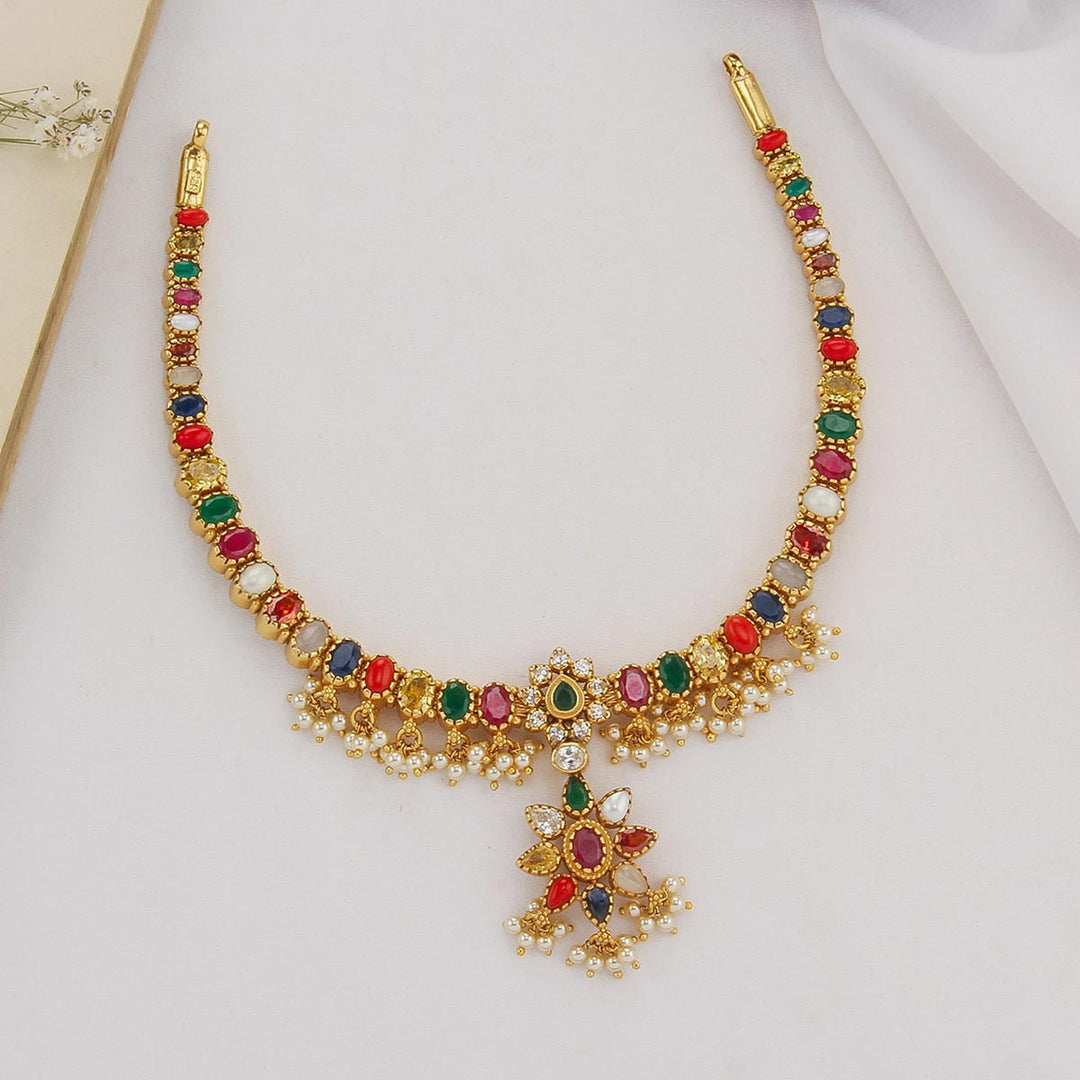 Elegance Attigai Reversible Short Necklace