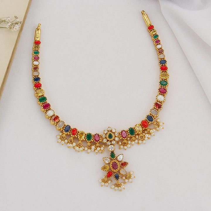 Elegance Attigai Reversible Short Necklace