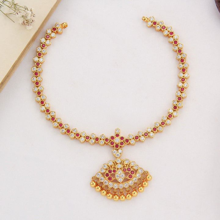 Dharthika Stone Short Necklace