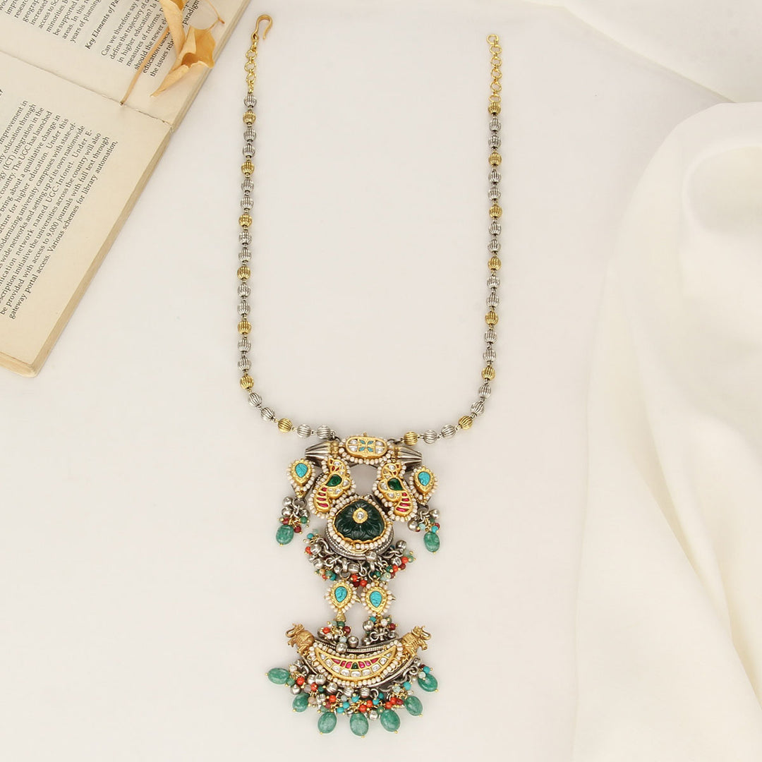 Dual Shine Boho Long Necklace