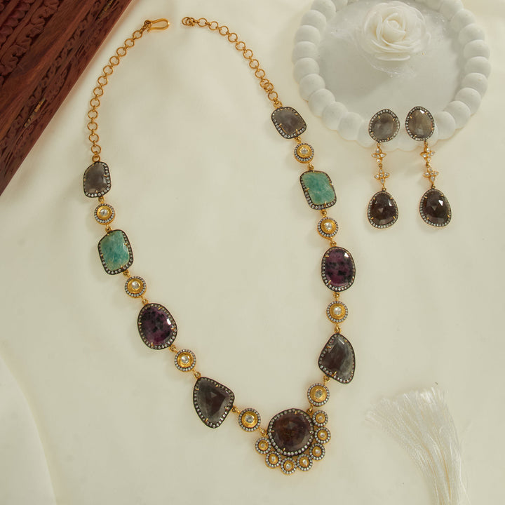Verdhika Boho Long Necklace Set