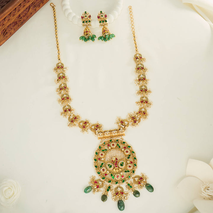 Elivisha Boho Long Necklace Set