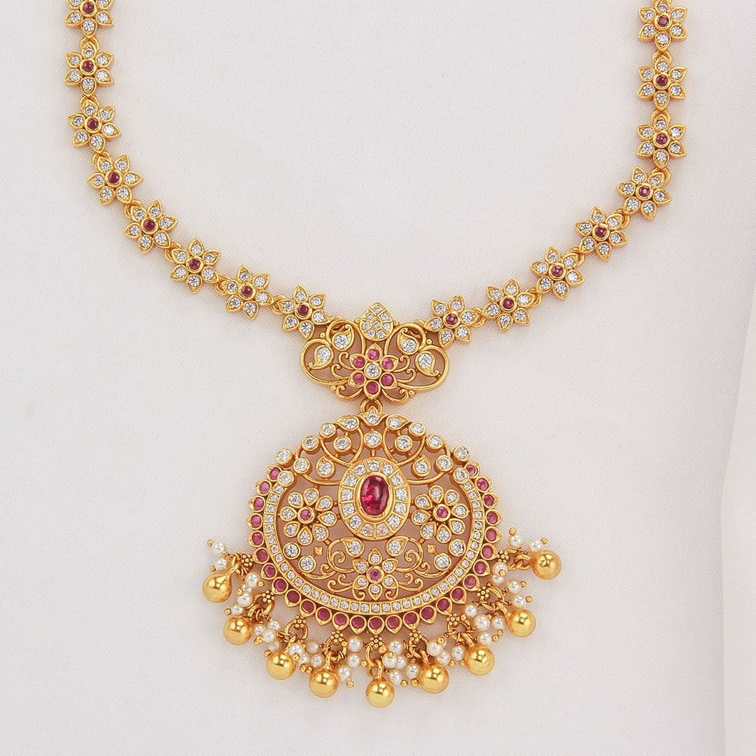 Renitha Stone Long Necklace