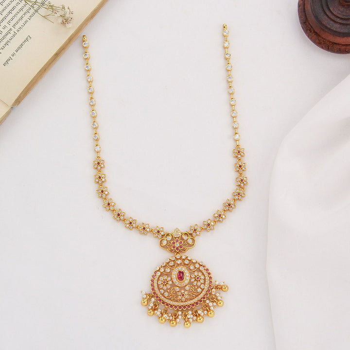 Renitha Stone Long Necklace