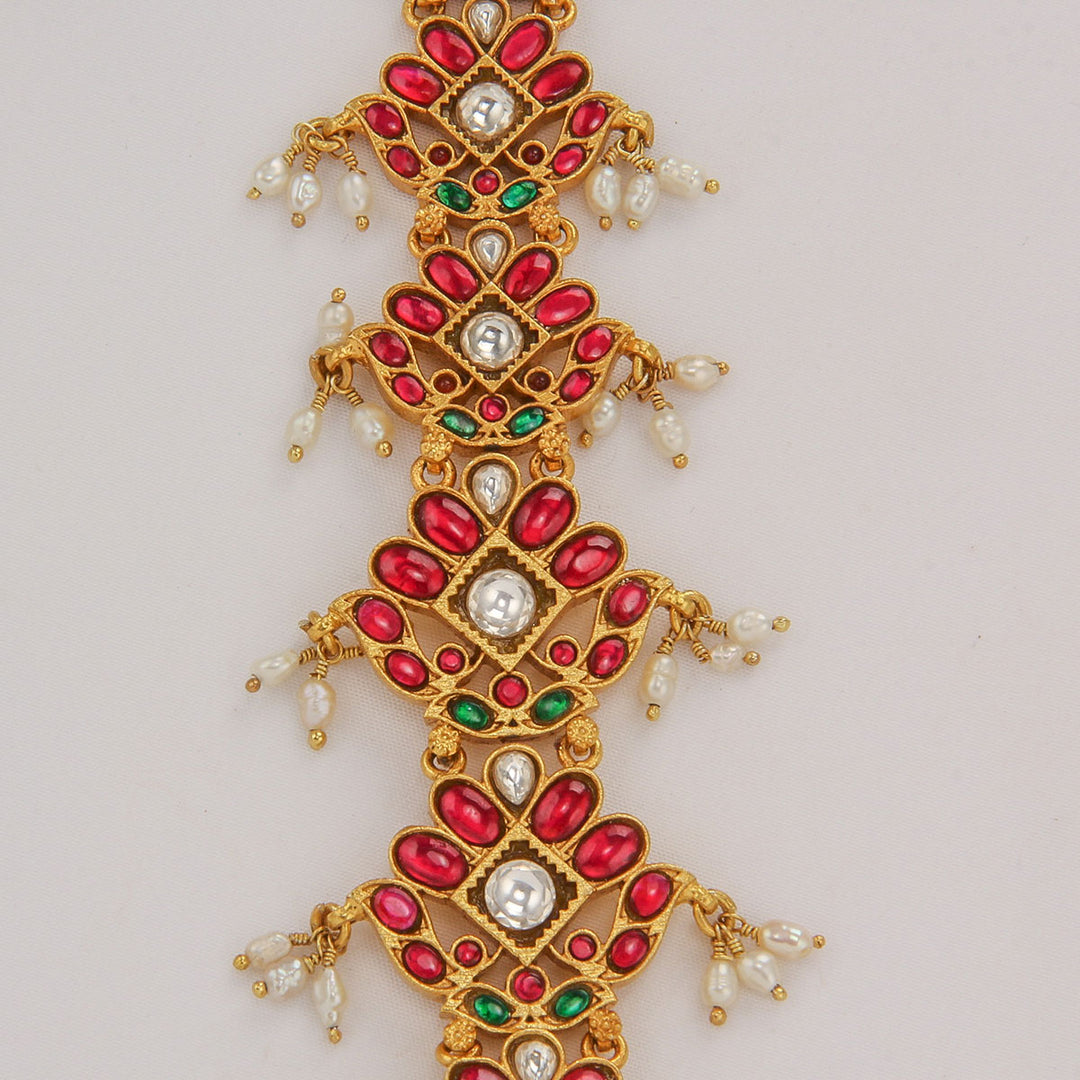 Grandeur Kundan Long Necklace