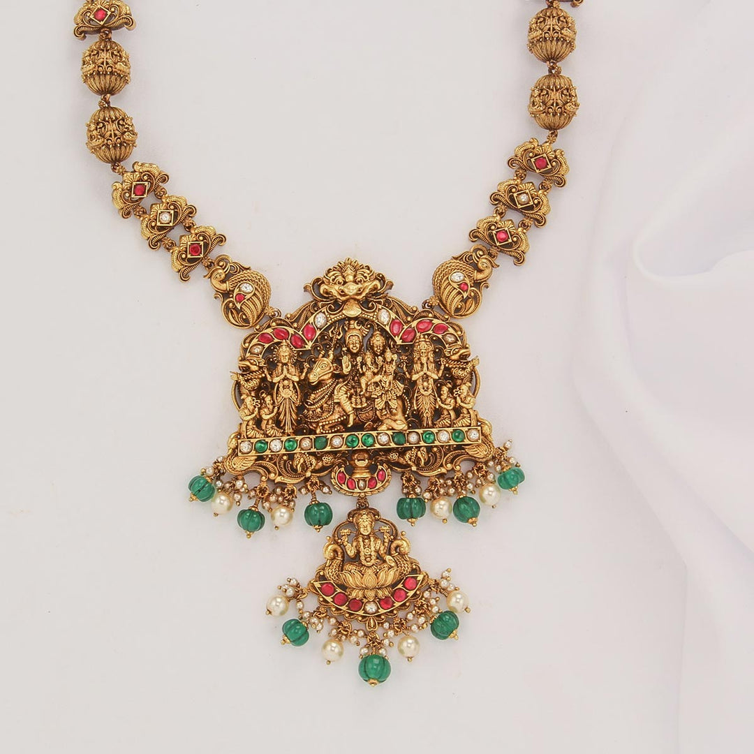 God Shivan Parvathi Nagas Long Necklace