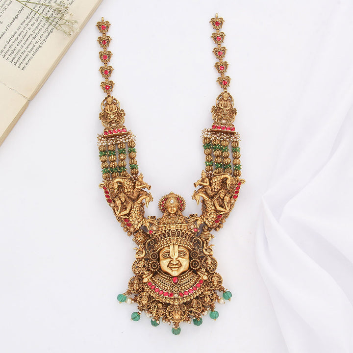 Perumal Nagas Long Necklace