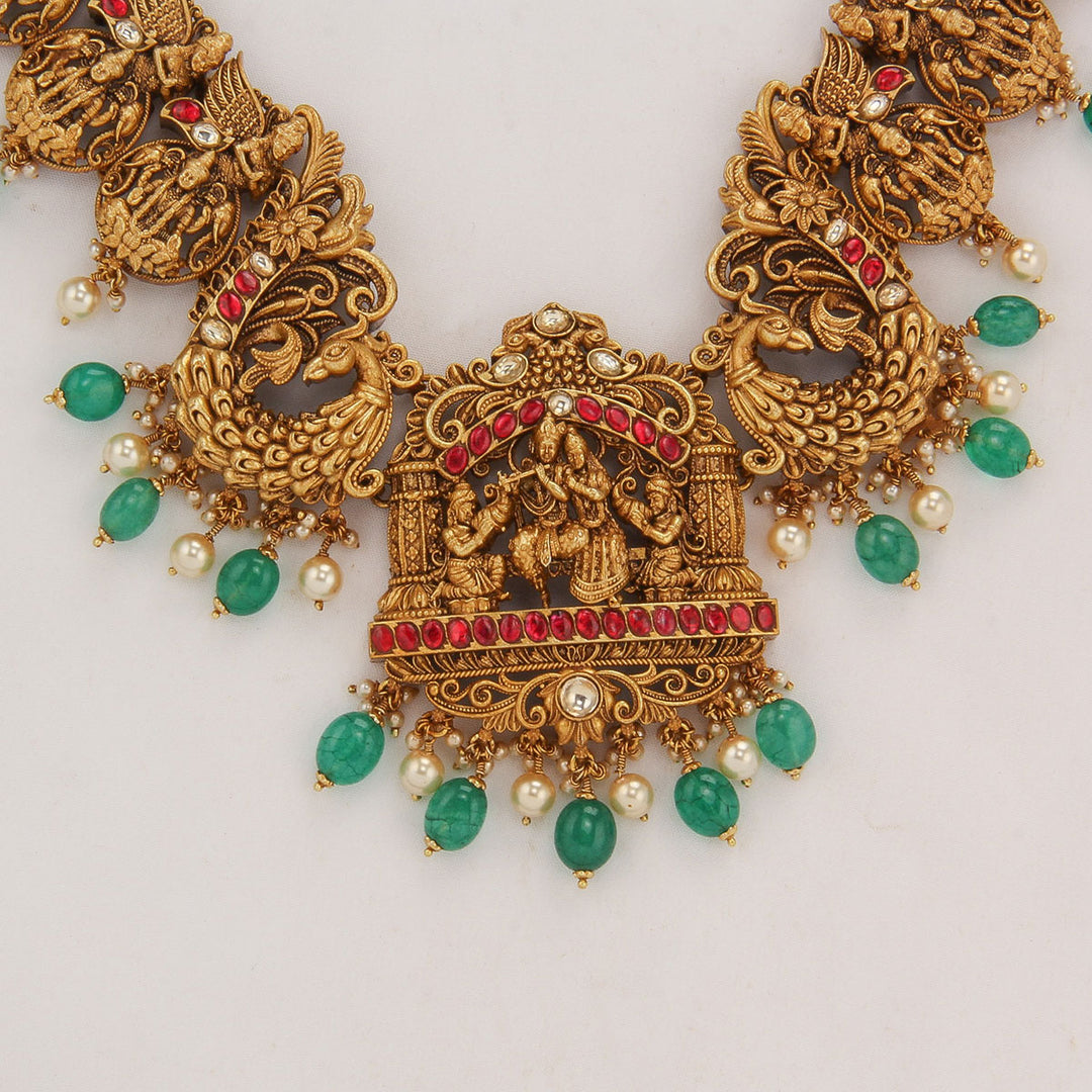 Radha Krishna Nagas Short Necklace