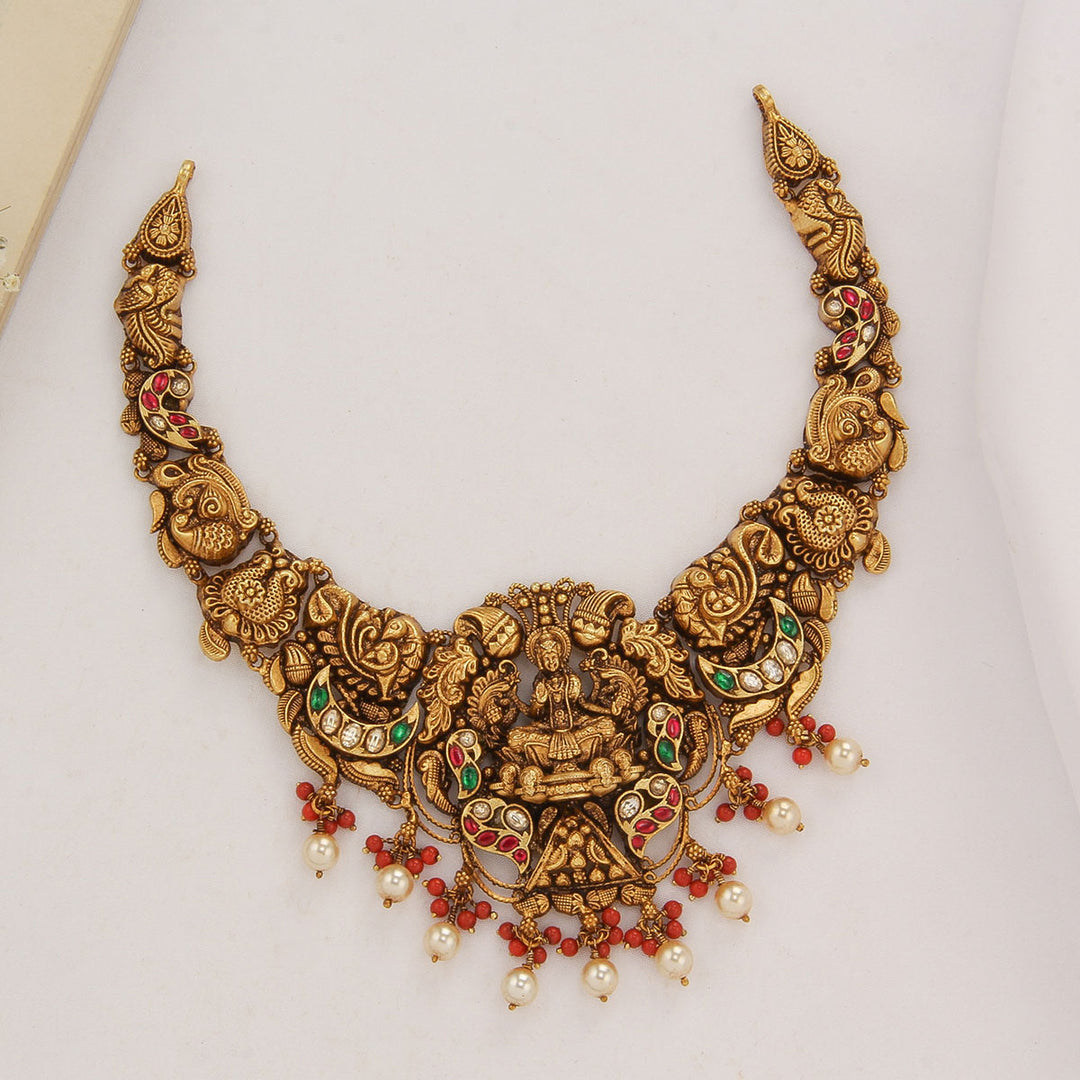 Gorgeous Lakshmi Short Necklace