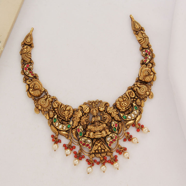 Gorgeous Lakshmi Short Necklace