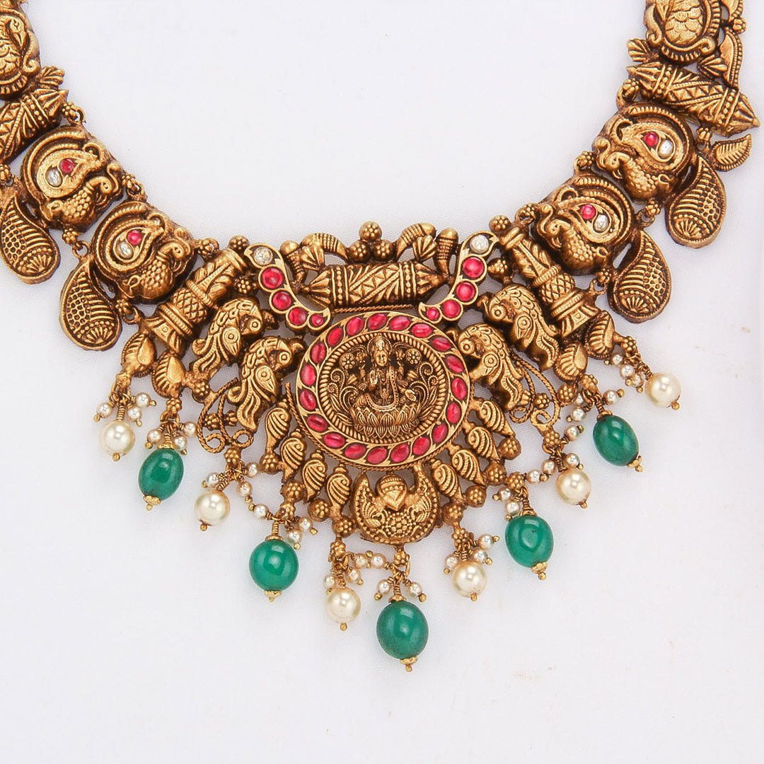 Indhuja Nagas Short Necklace