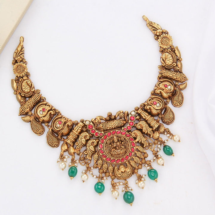 Indhuja Nagas Short Necklace
