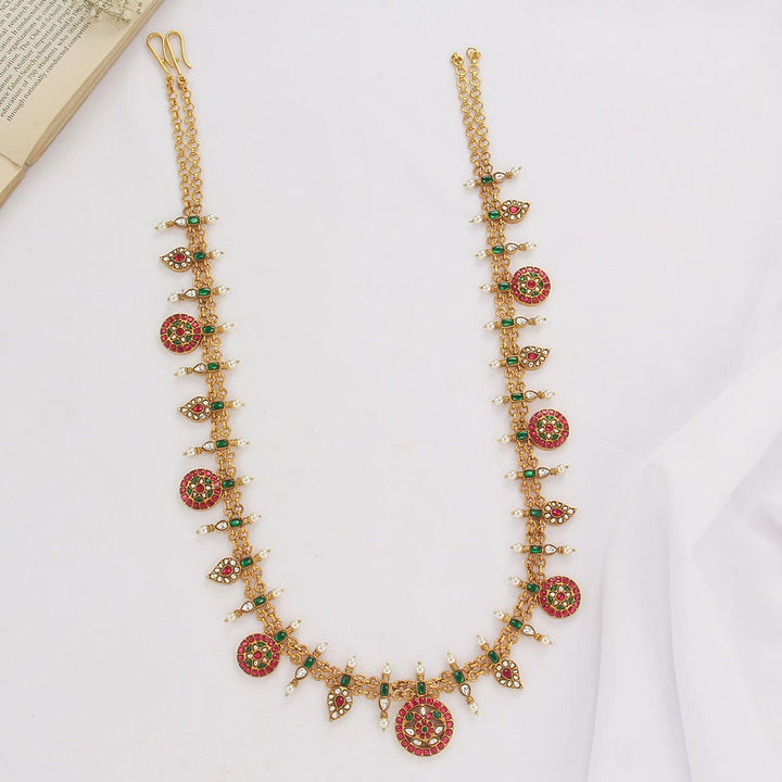 Vishaga Kundan Long Necklace