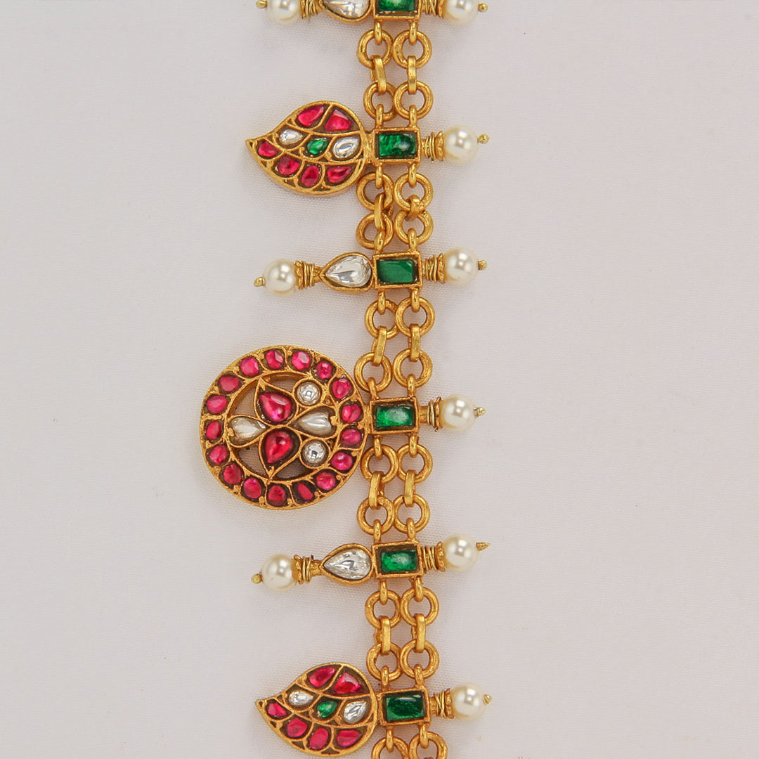 Sanchita Kundan Long Necklace