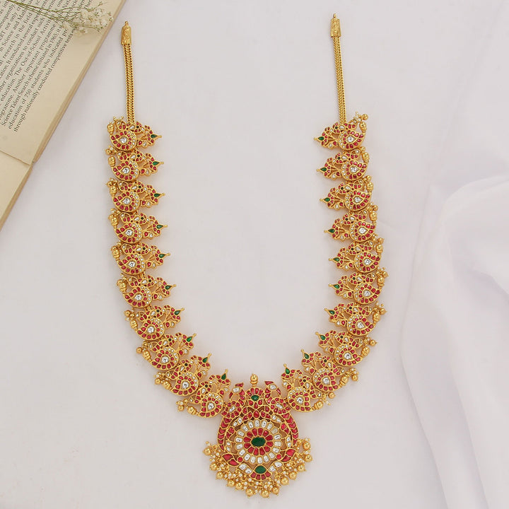 Zivika Kundan Long Necklace