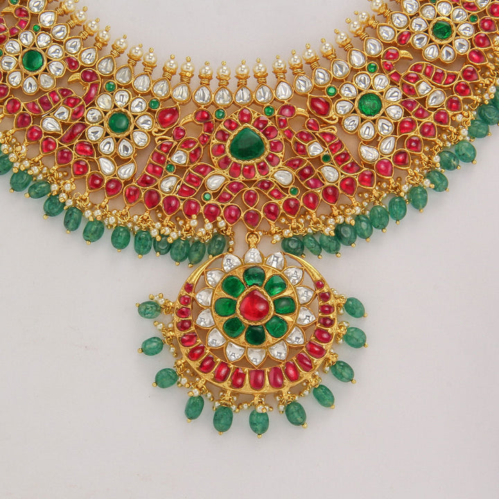 Nethrika Kundan Short Necklace