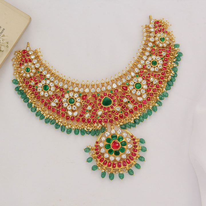 Nethrika Kundan Short Necklace