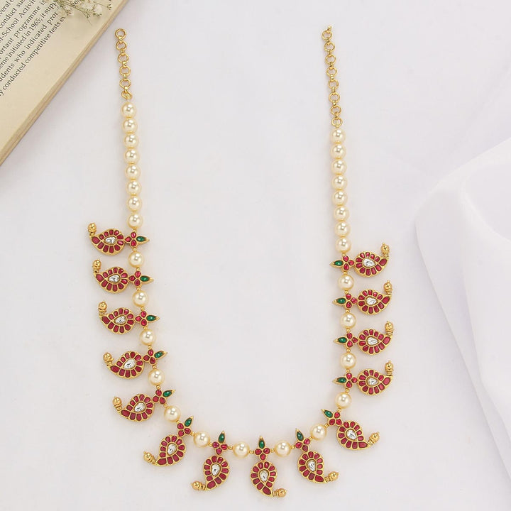 Rishina Reversible Kundan Short Necklace