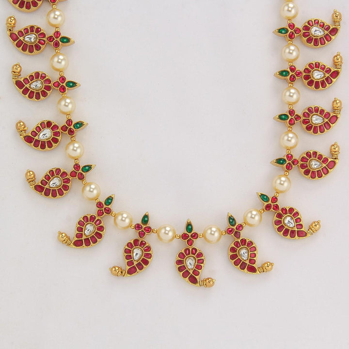 Rishina Reversible Kundan Short Necklace