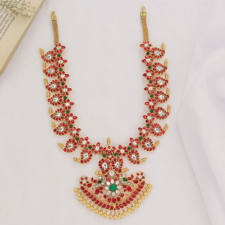 Grandeur Kundan Long Necklace