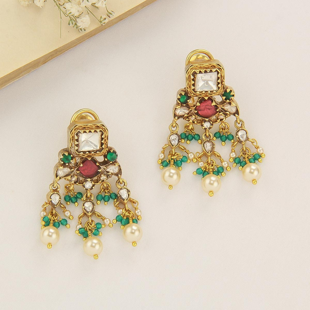 Aashika Moissanite Short Necklace Set