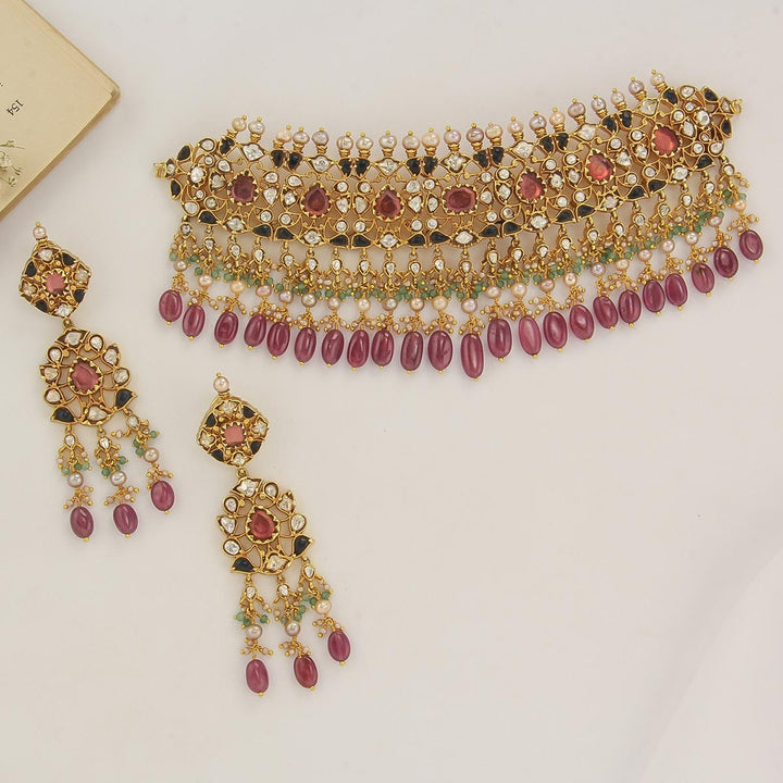 Yamika Moissanite Choker Set