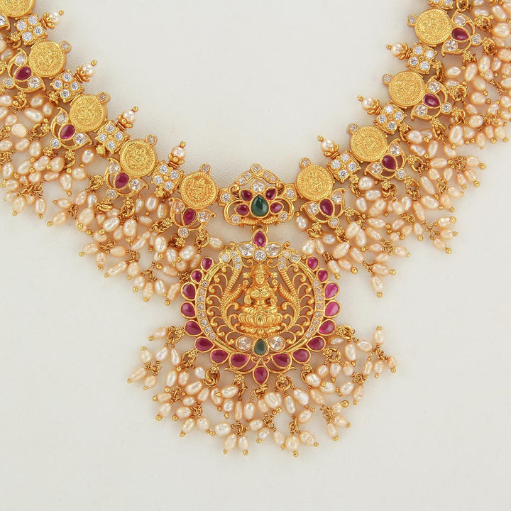 Nikitha Guttapusalu Necklace Set
