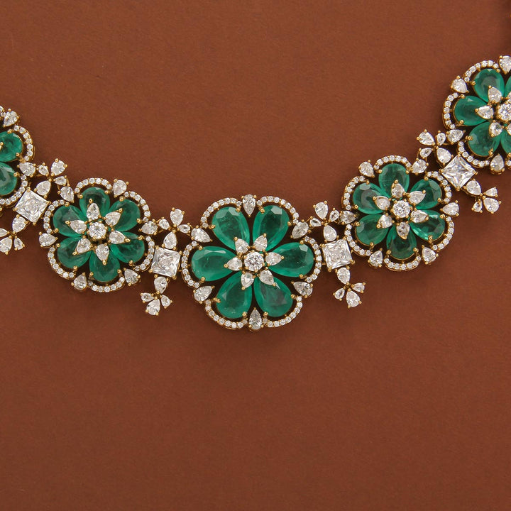 Nithara Victorian Short Necklace Set