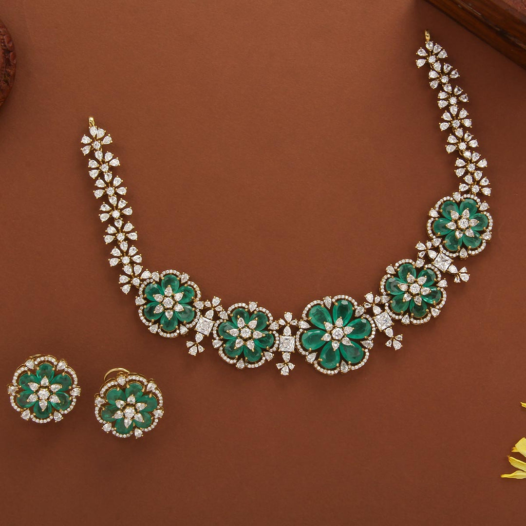 Nithara Victorian Short Necklace Set ₹ 112,240