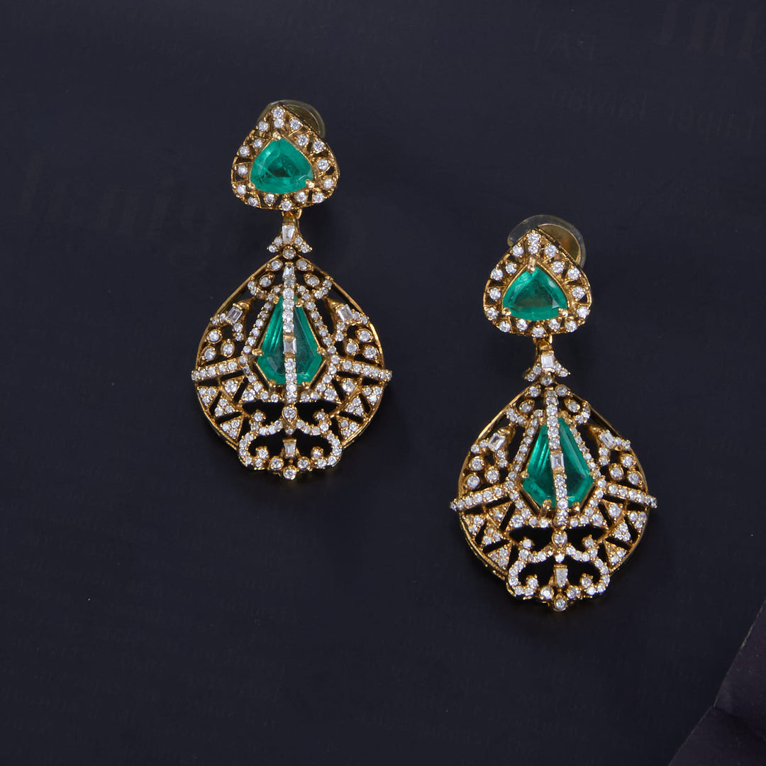 Shinning Charm Victorian Short Necklace Set