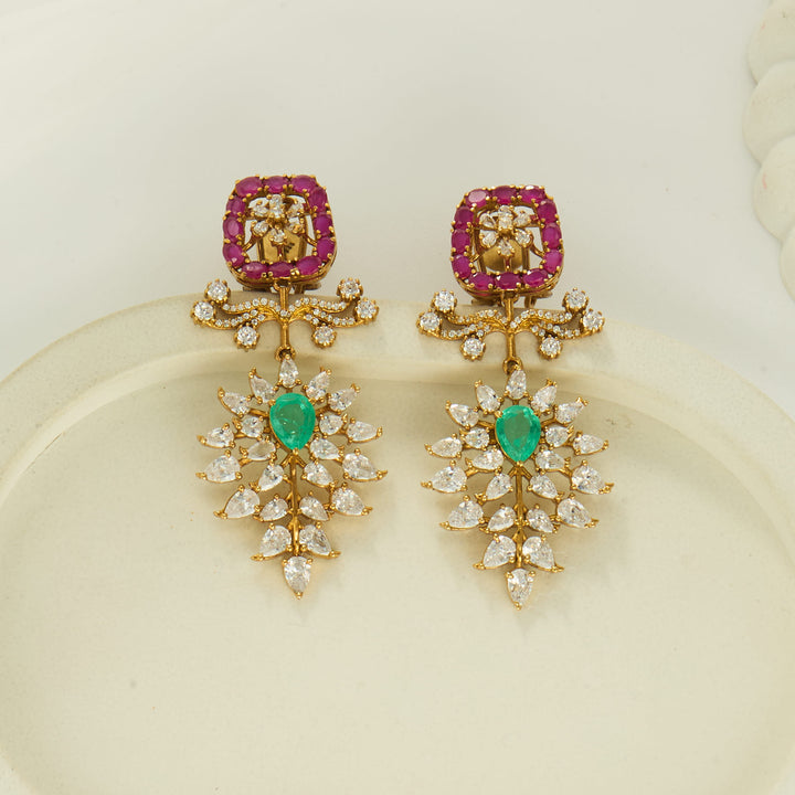 Verzisaa Moissanite Short Necklace Set