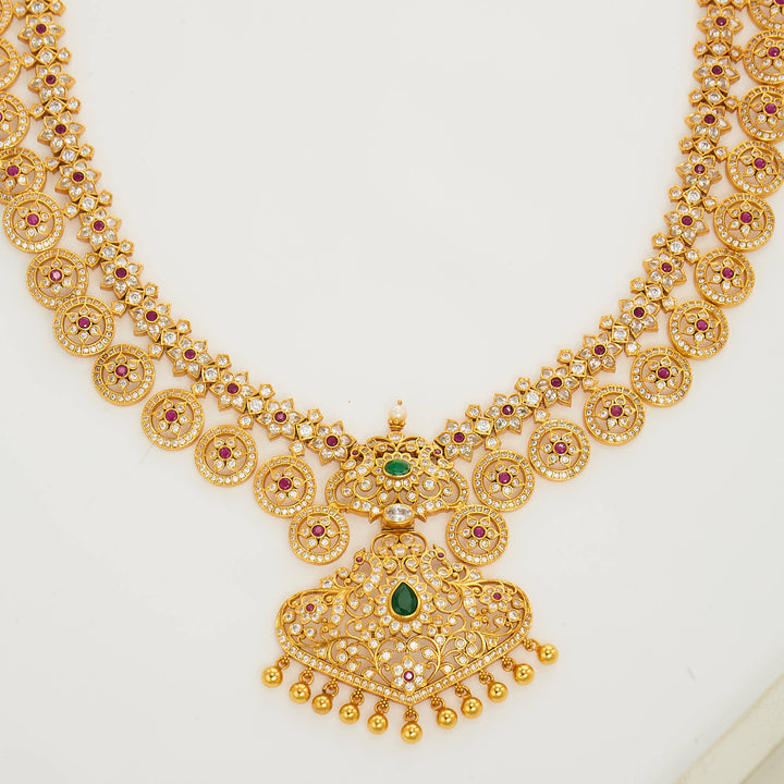 Dhansi Stone Long Necklace