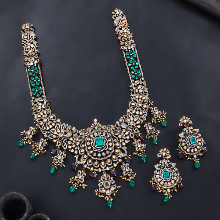 Trendy Victorian Long Necklace Set