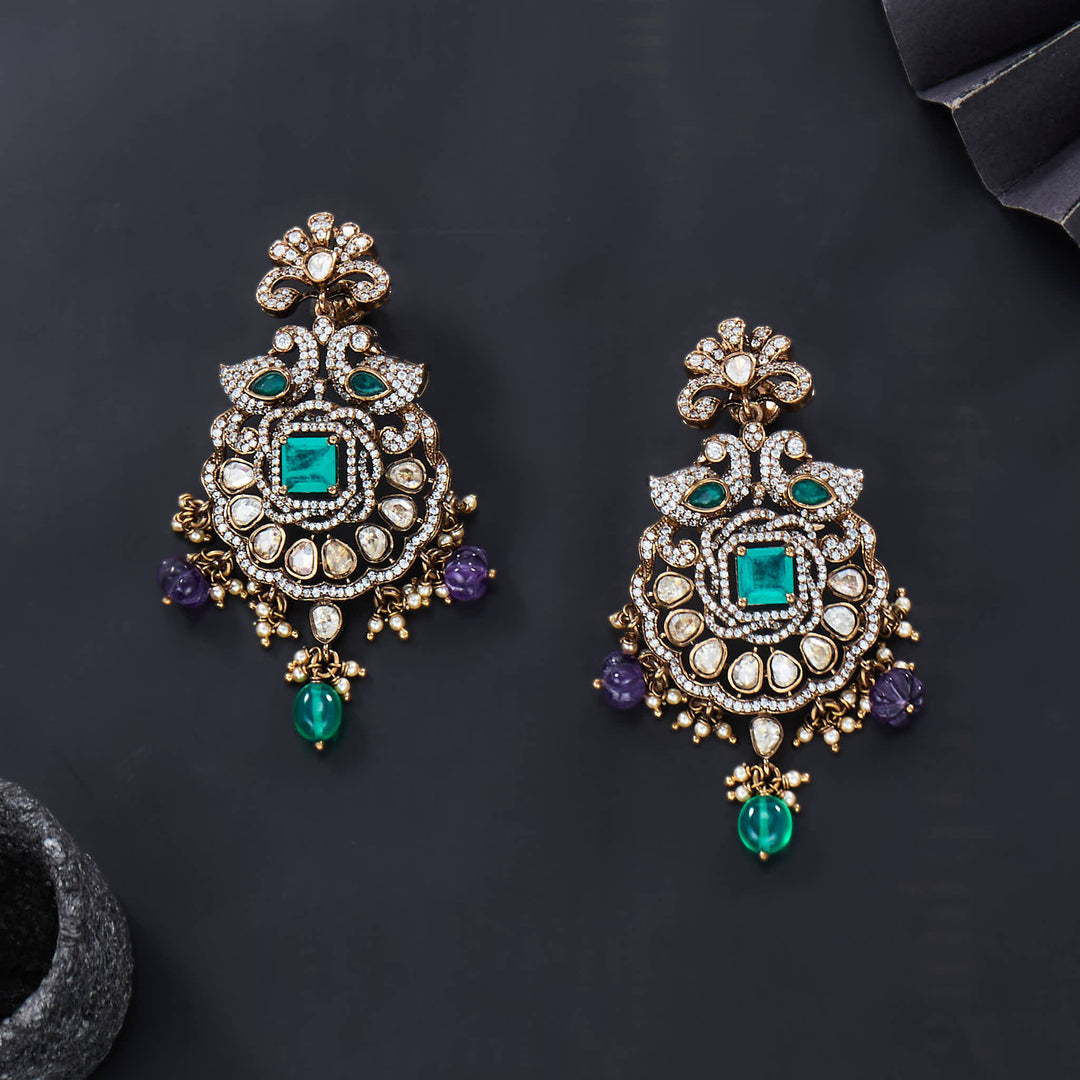 Trendy Victorian Long Necklace Set