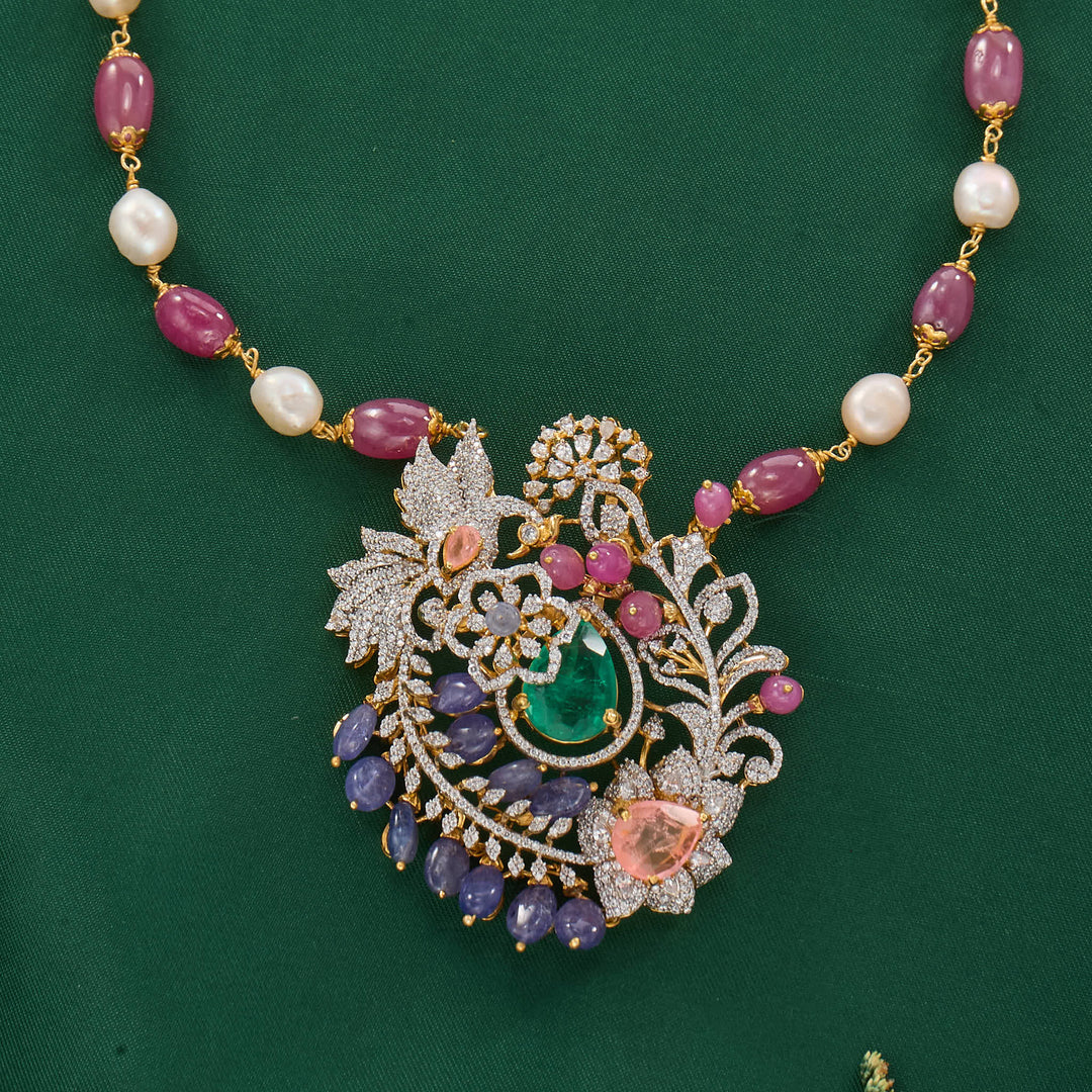 Prayagitha Avikam Long Necklace Set