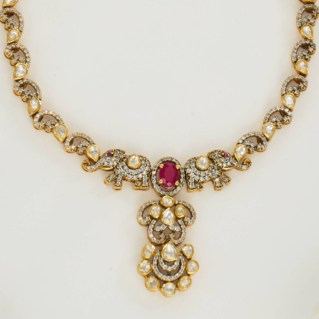 Swathika Short Necklace Set