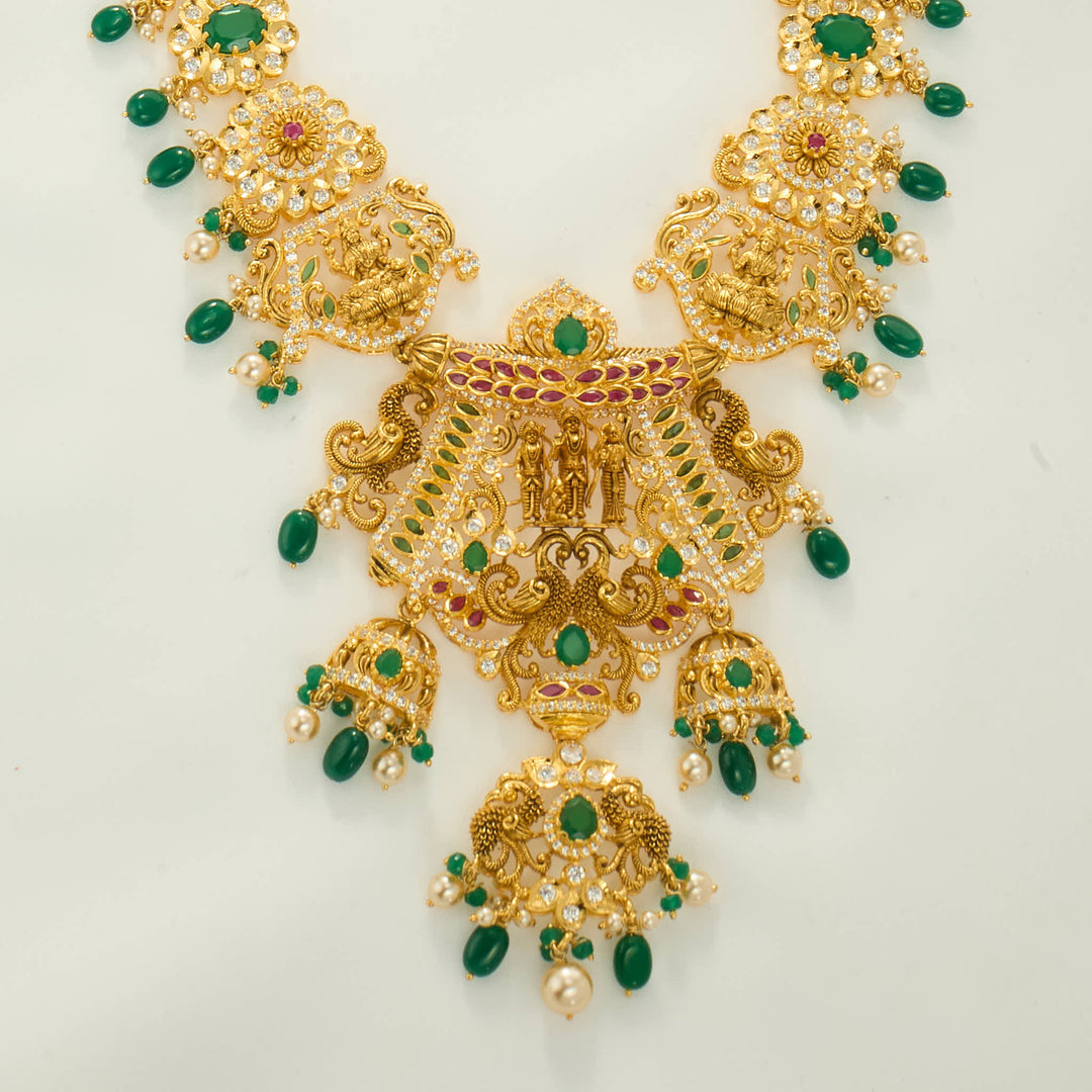 Nithishka Long Necklace Set