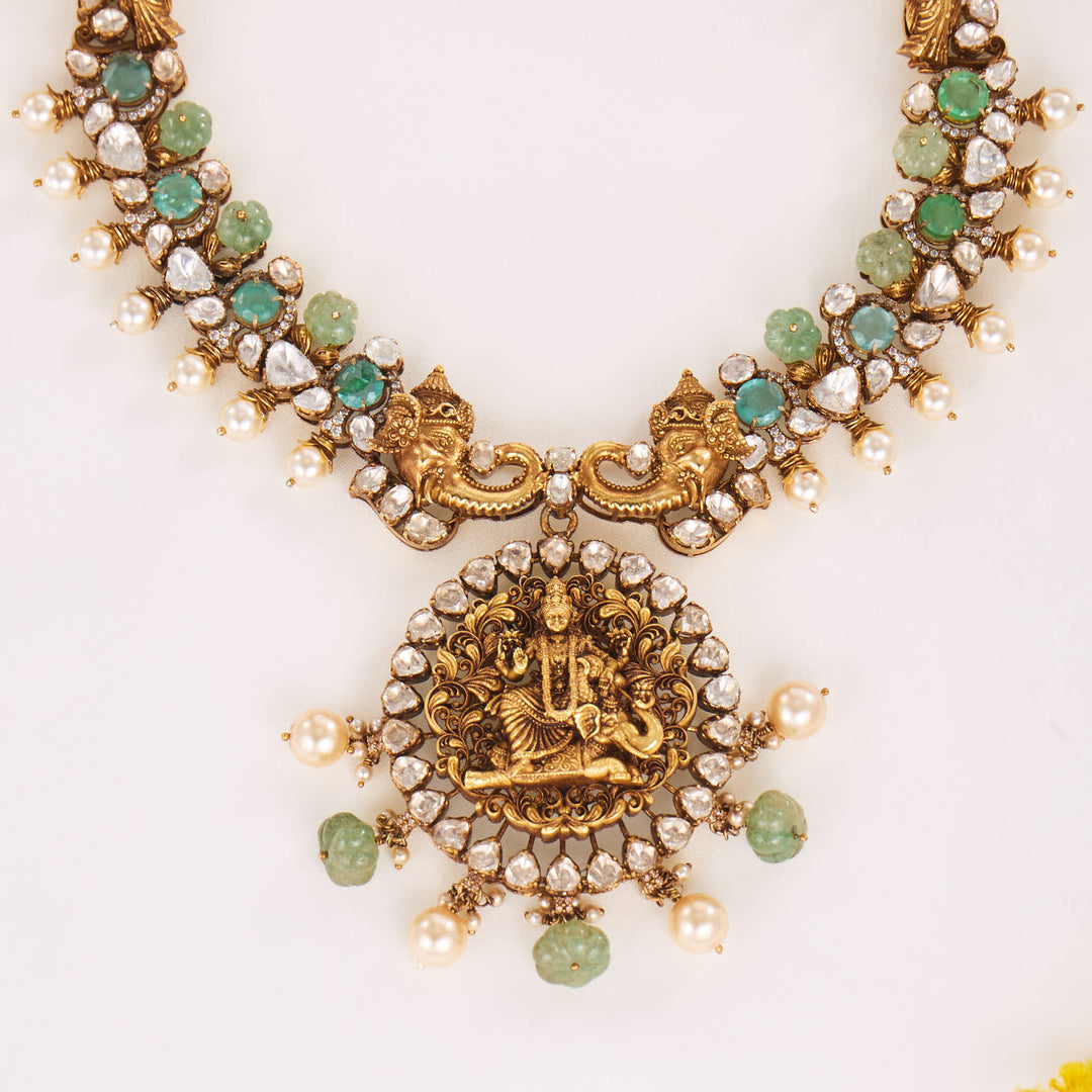 Traditional Deep Nagas Short Necklace