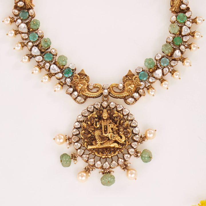 Traditional Deep Nagas Short Necklace