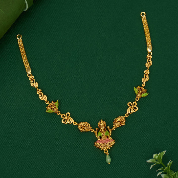 Goddess Lakshmi 3D Spl Short Necklace