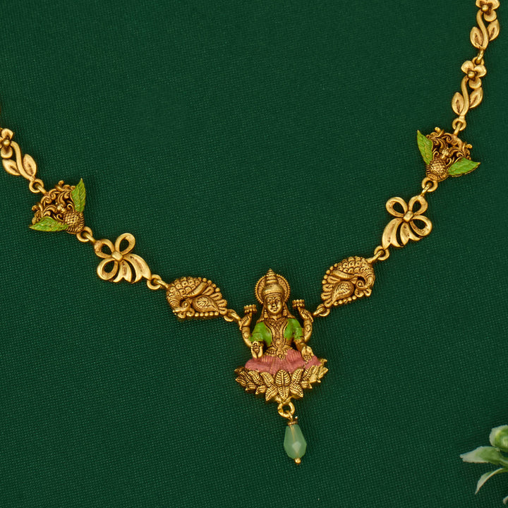Goddess Lakshmi 3D Spl Short Necklace