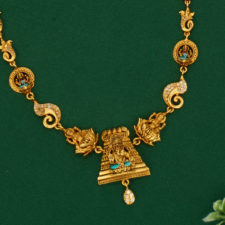 Vinayagar 3D Spl Short Necklace
