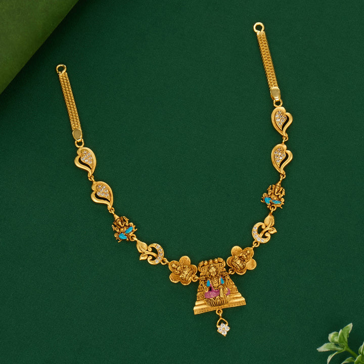 Goddess Lakshmi 3D Spl Short Necklace