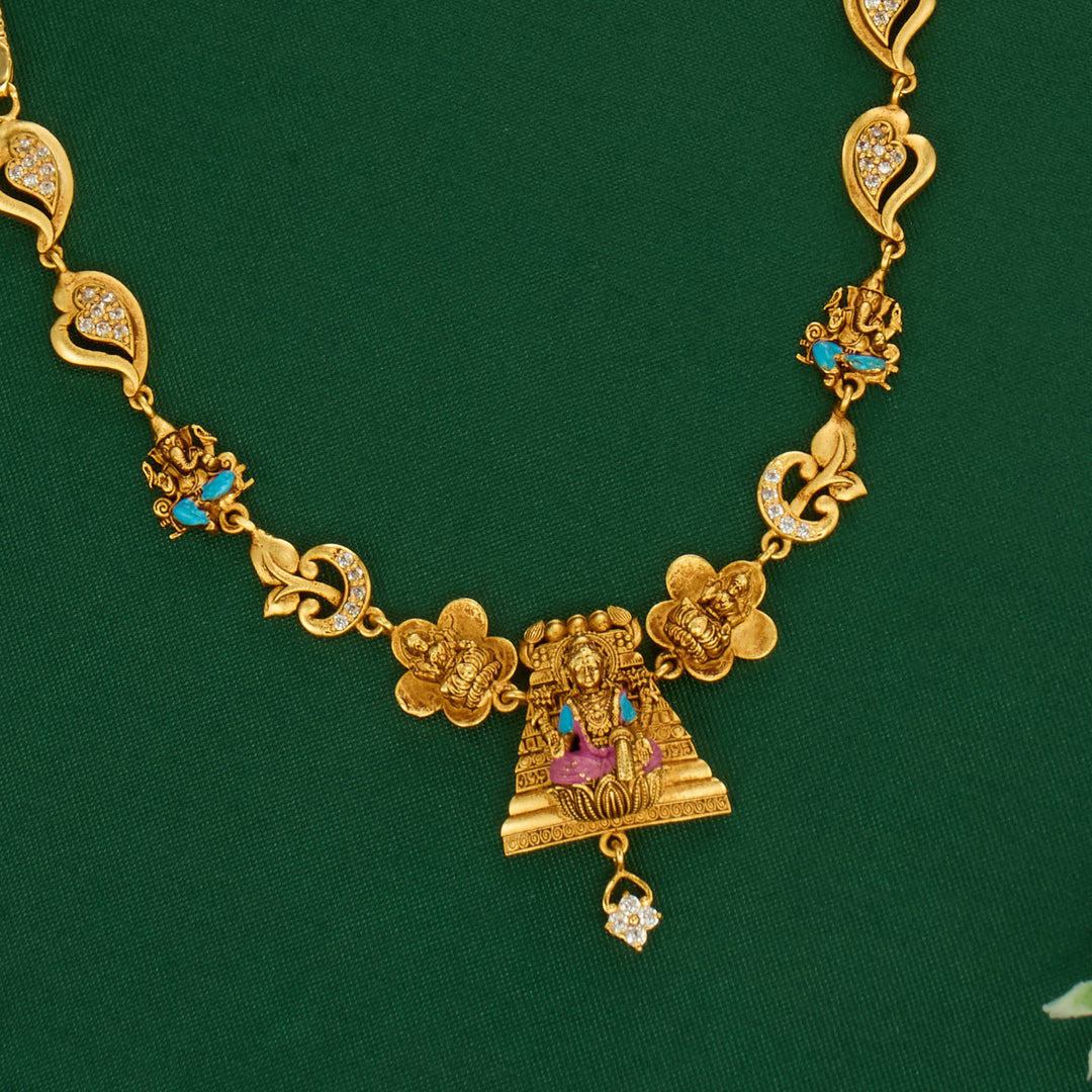 Goddess Lakshmi 3D Spl Short Necklace