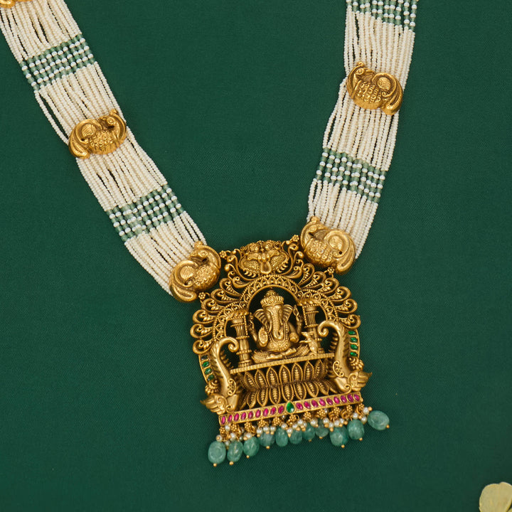 Vinayagar Nagas Long Necklace Set