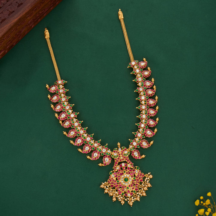 Attractive Kundan Long Necklace