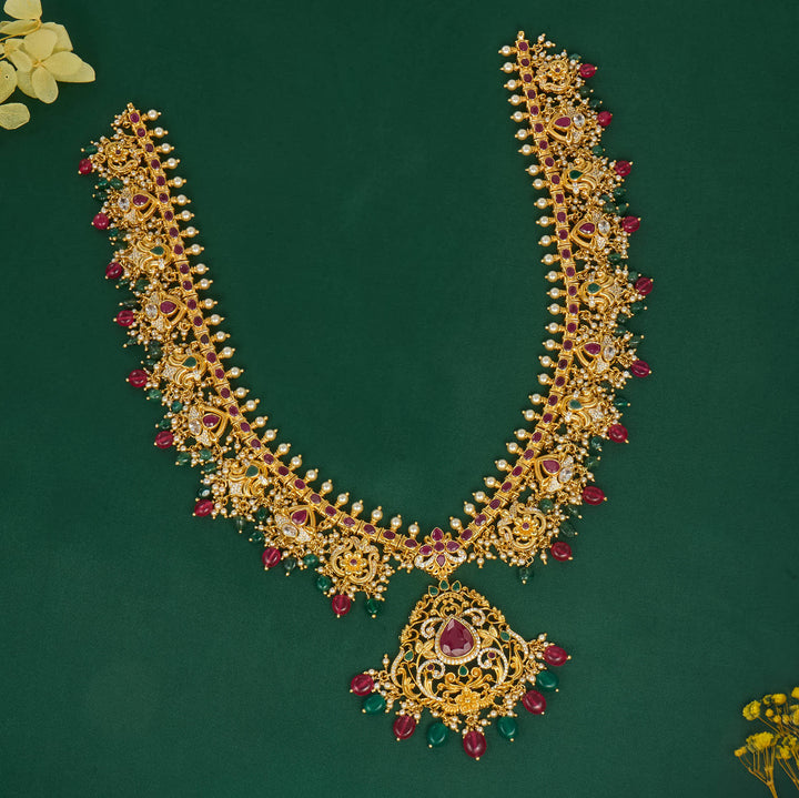 Lithisha Pakshi Long Necklace